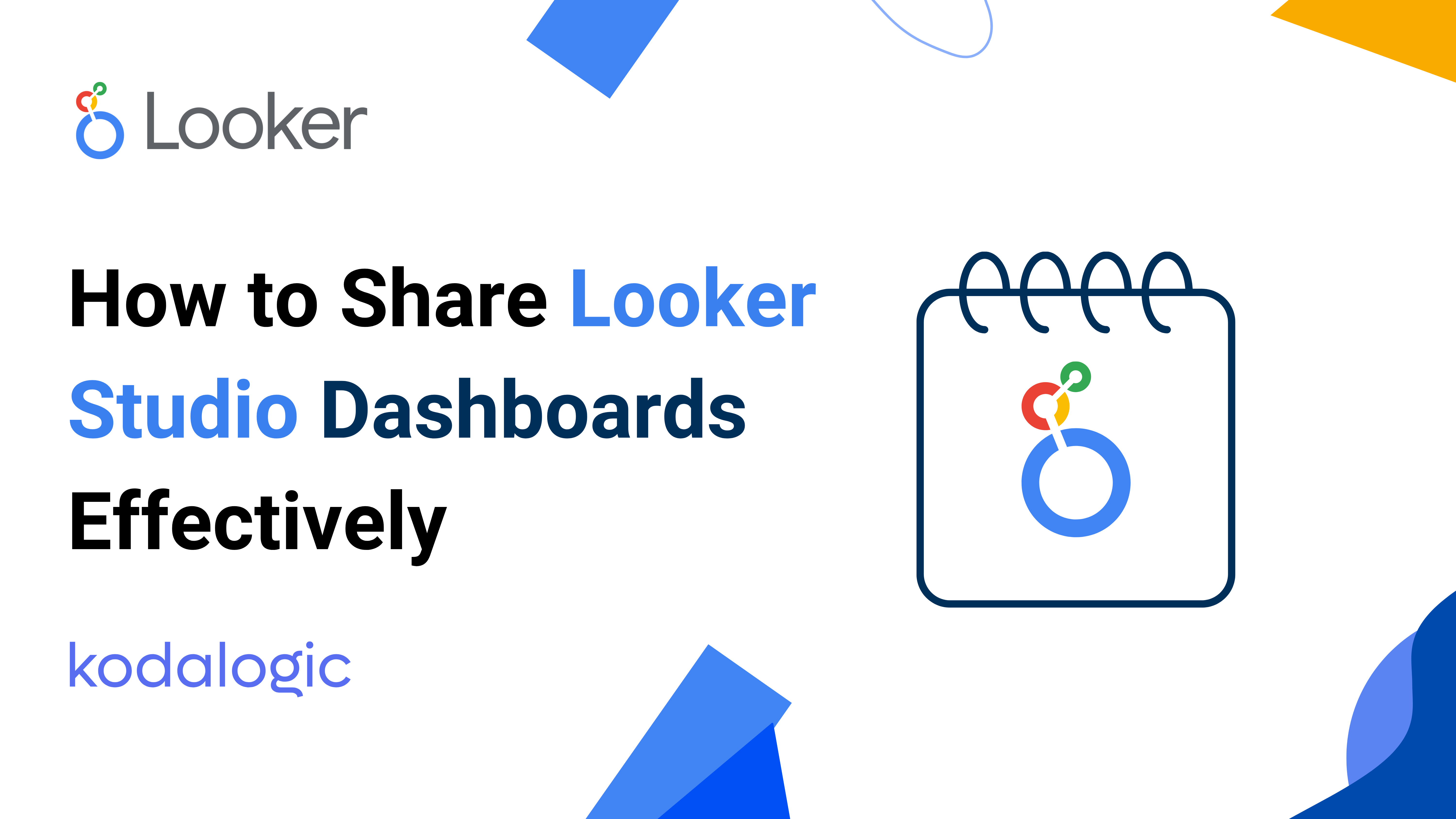 Post Cover - How to Share Looker Studio Dashboards Effectively